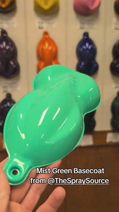 Mist Green Painted Sample (White Ground Coat)