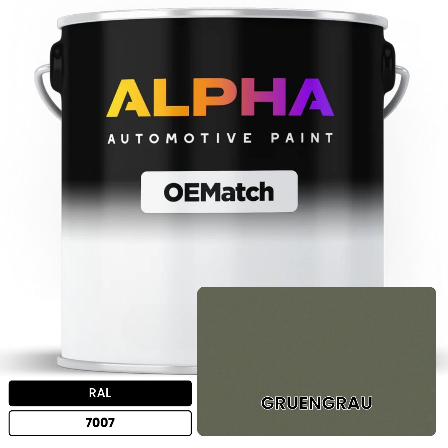RAL GRUENGRAU 7007 OEMatch Basecoat
