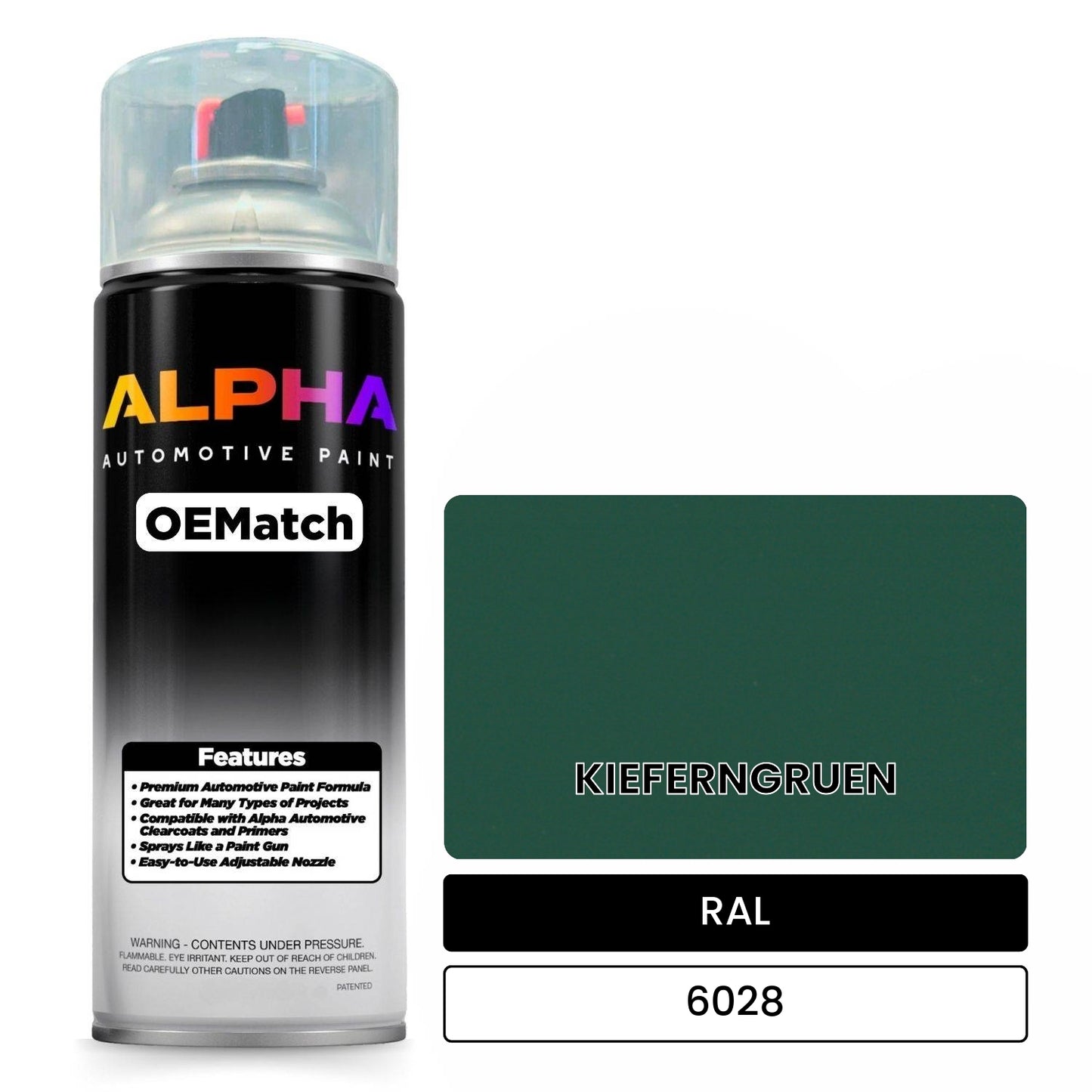 RAL KIEFERNGRUEN 6028 OEMatch Spraycan