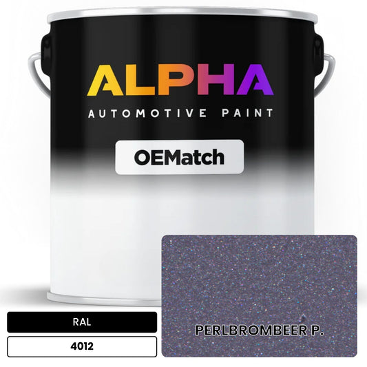 RAL PERLBROMBEER P. 4012 OEMatch Basecoat