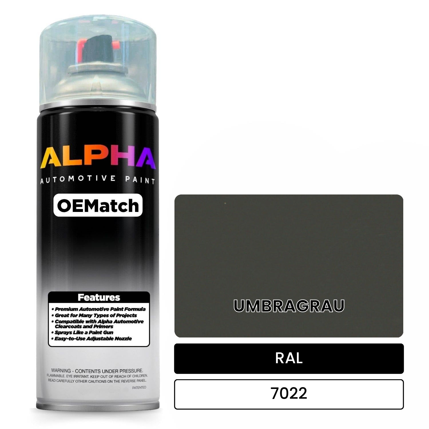 RAL UMBRAGRAU 7022 OEMatch Spraycan