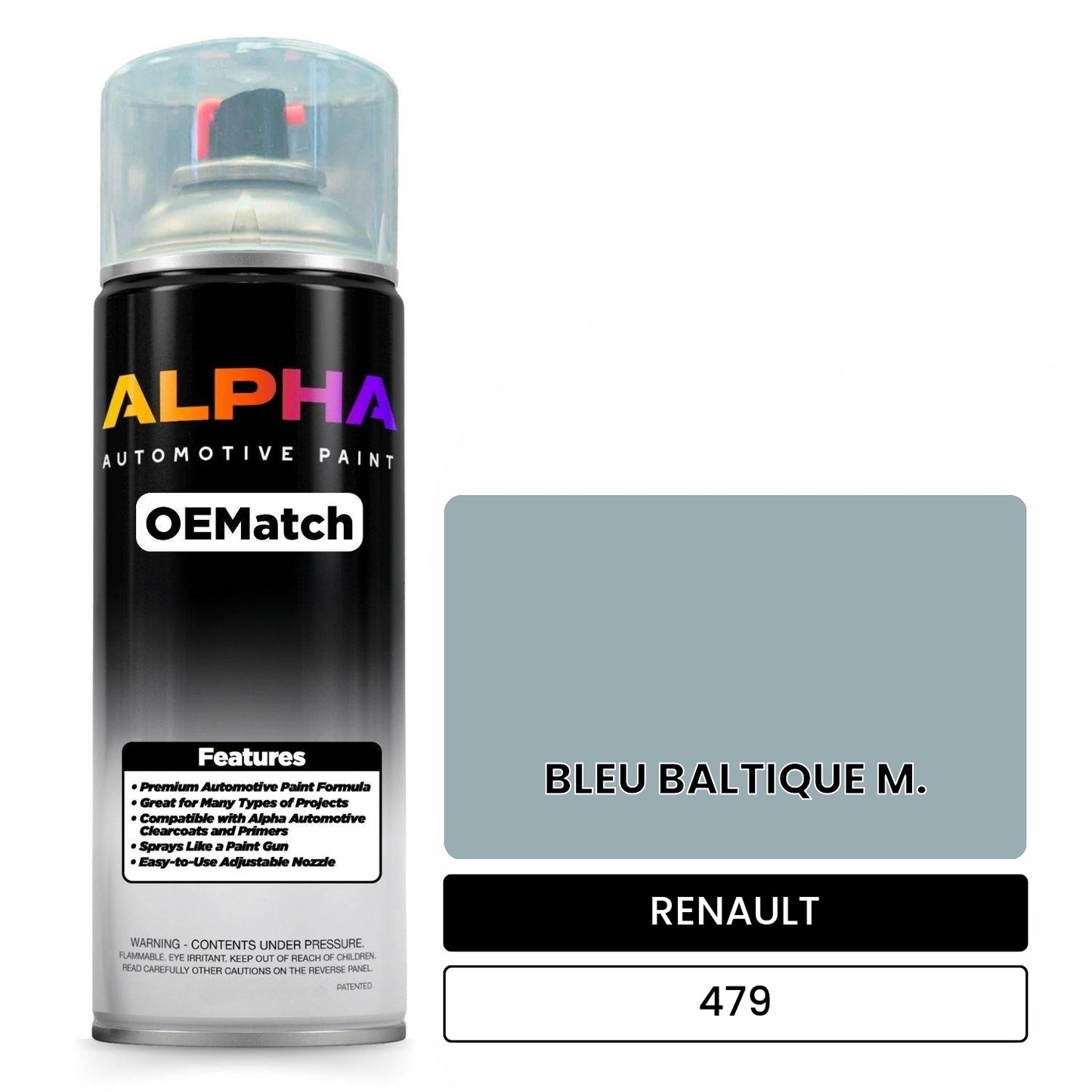 RENAULT BLEU BALTIQUE M. 479 OEMatch Spraycan