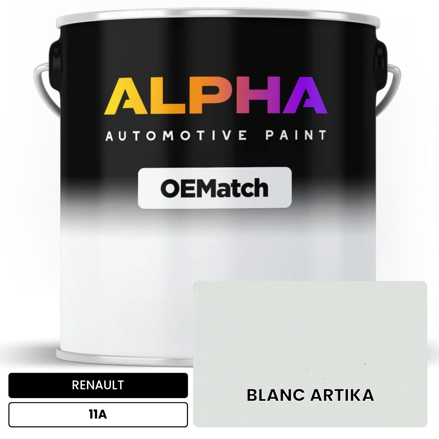 RENAULT BLANC ARTIKA 11A OEMatch Basecoat