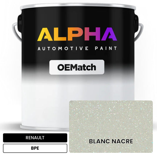 RENAULT BLANC NACRE BPE OEMatch Basecoat