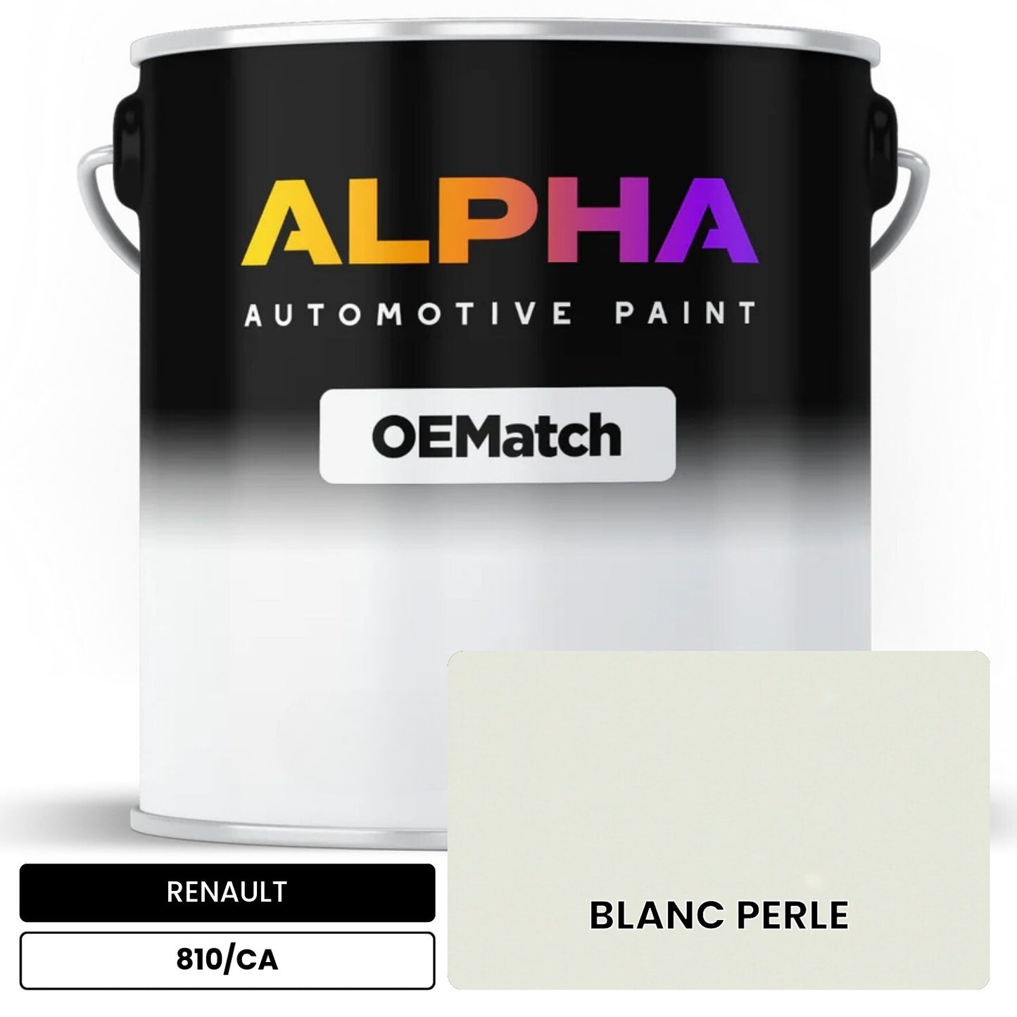 RENAULT BLANC PERLE 810/CA OEMatch Basecoat