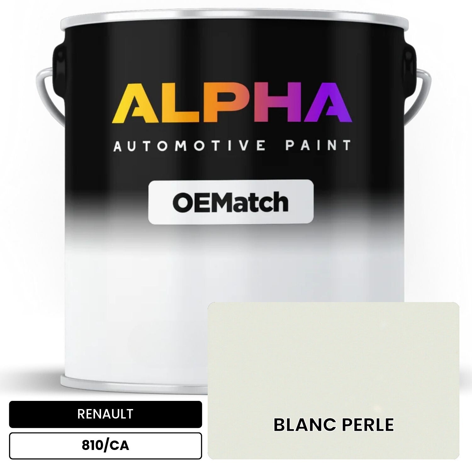 RENAULT BLANC PERLE 810/CA OEMatch Basecoat