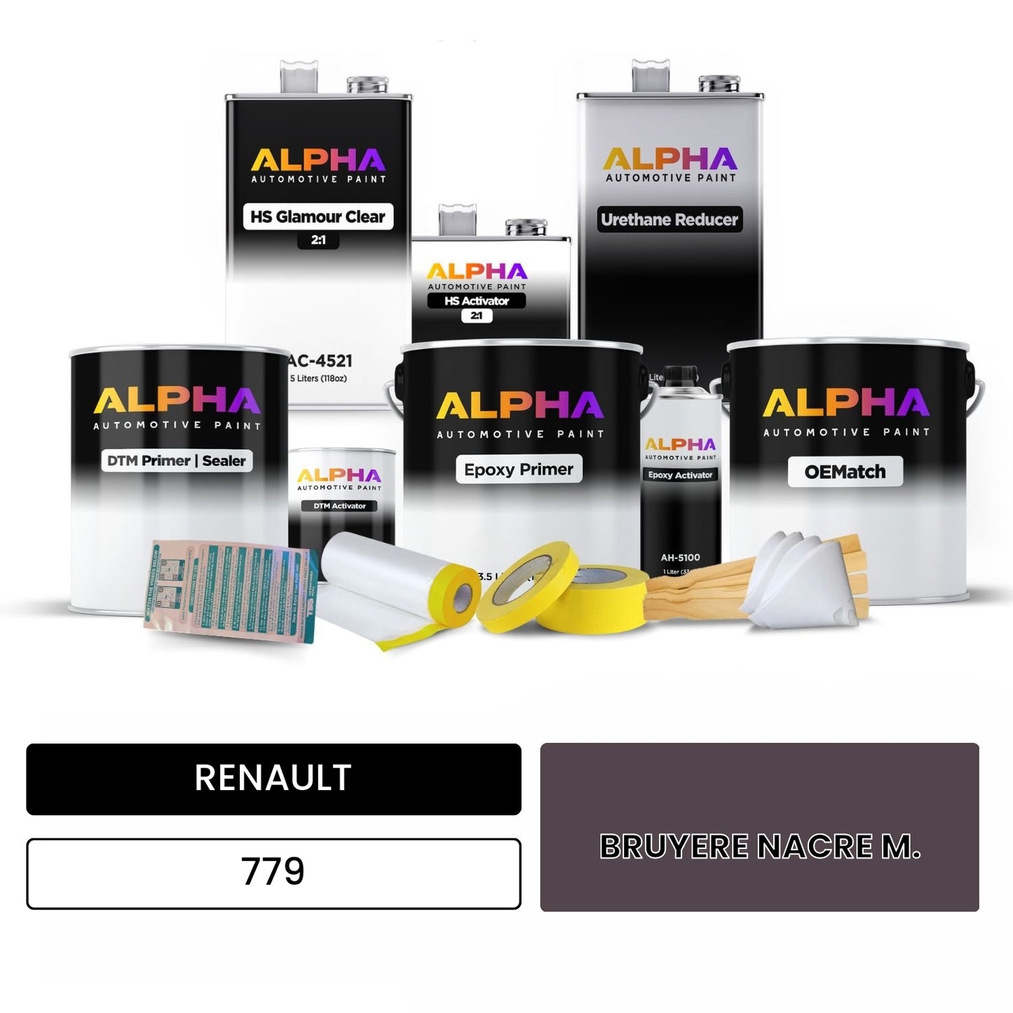 RENAULT BRUYERE NACRE M. 779 OEMatch Vehicle Paint Kit