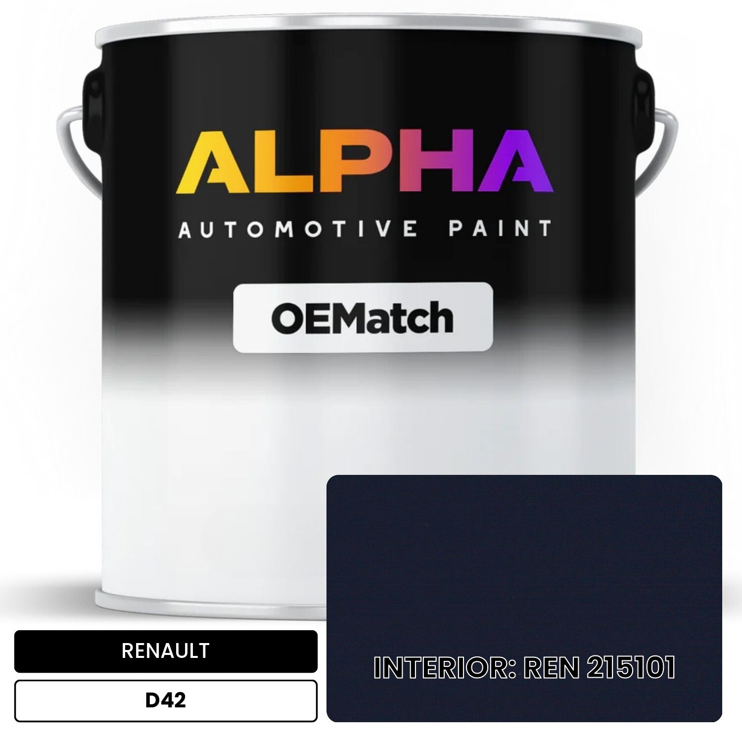 RENAULT INTERIOR: REN 215101 D42 OEMatch Basecoat