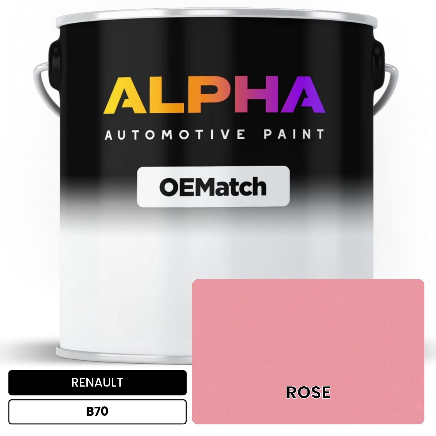 RENAULT ROSE B70 OEMatch Basecoat