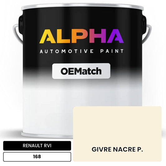 RENAULT RVI GIVRE NACRE P. 168 OEMatch Basecoat