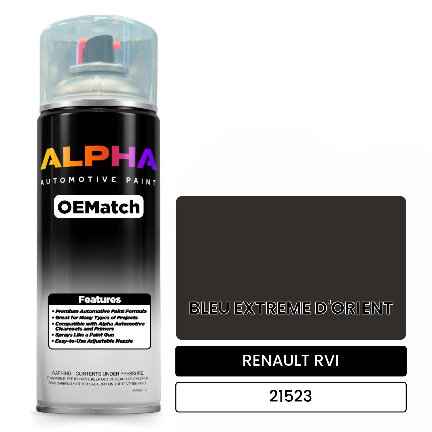 RENAULT RVI BLEU EXTREME D'ORIENT 21523 OEMatch Spraycan