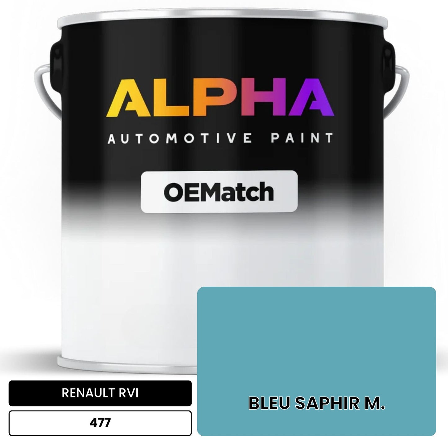 RENAULT RVI BLEU SAPHIR M. 477 OEMatch Basecoat