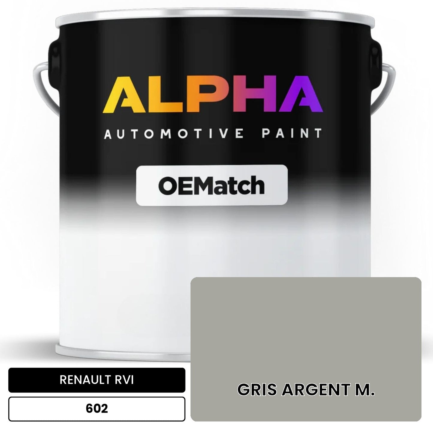 RENAULT RVI GRIS ARGENT M. 602 OEMatch Basecoat