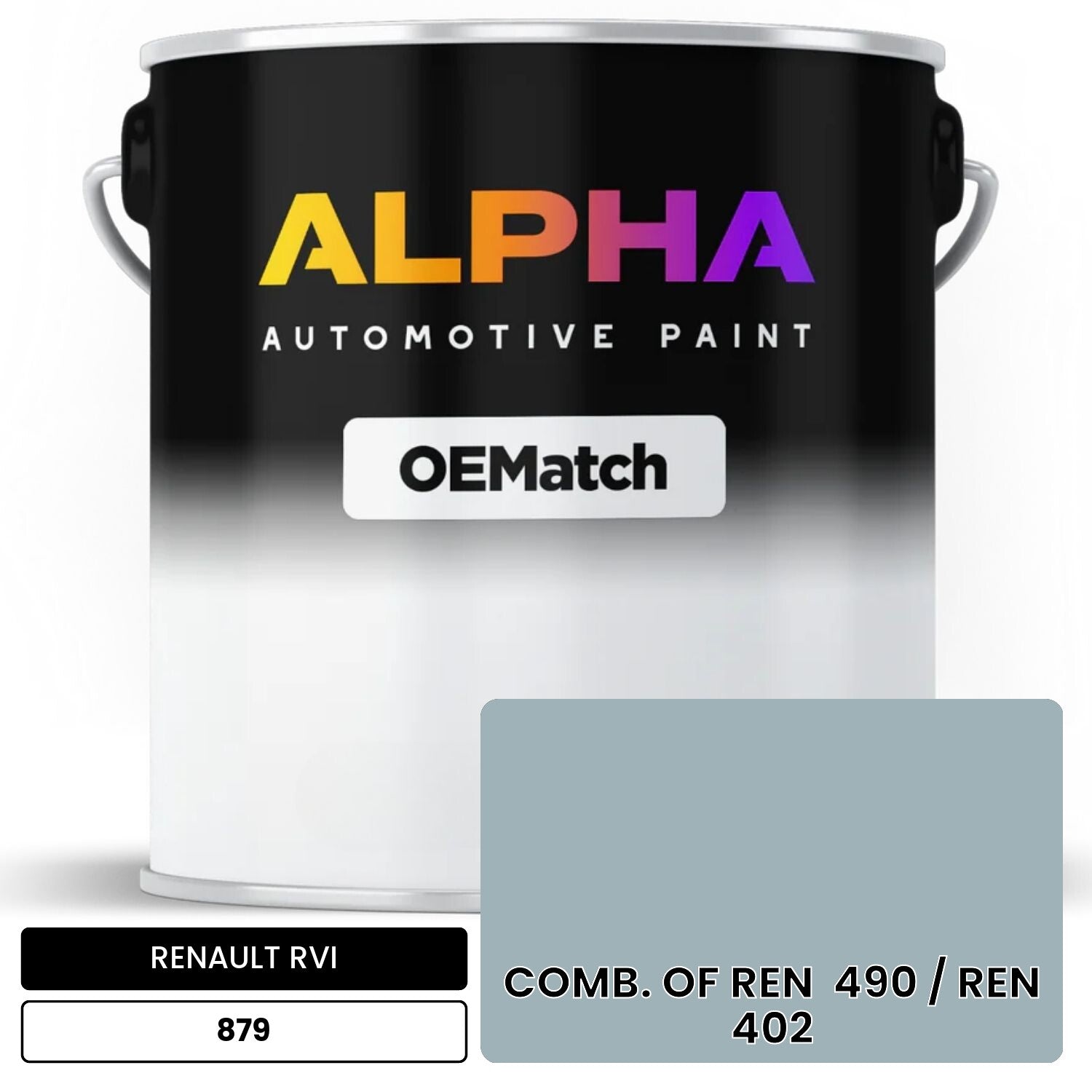 RENAULT RVI COMB. OF REN  490 / REN  402 879 OEMatch Basecoat