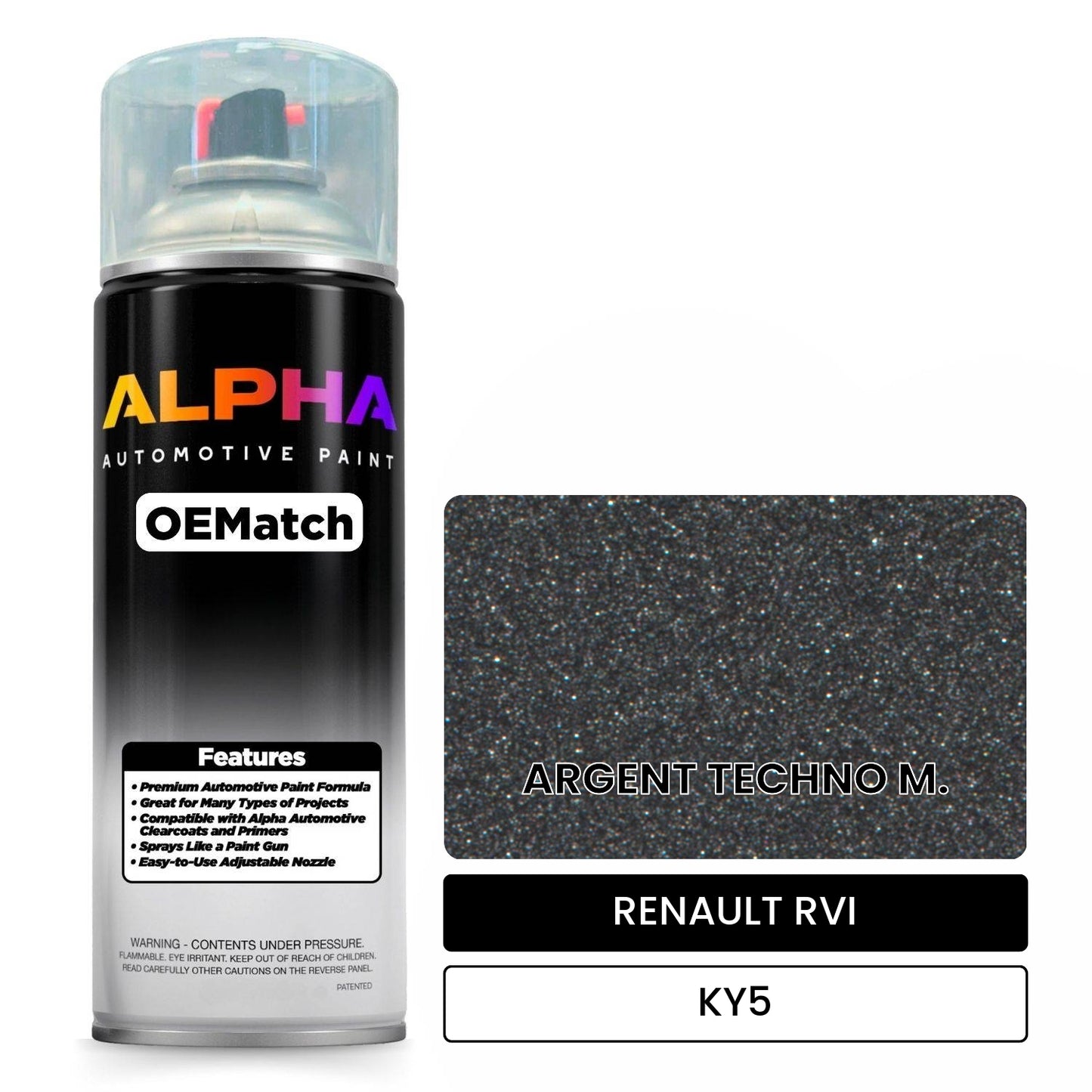 RENAULT RVI ARGENT TECHNO M. KY5 OEMatch Spraycan
