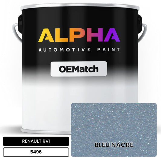 RENAULT RVI BLEU NACRE 5496 OEMatch Basecoat