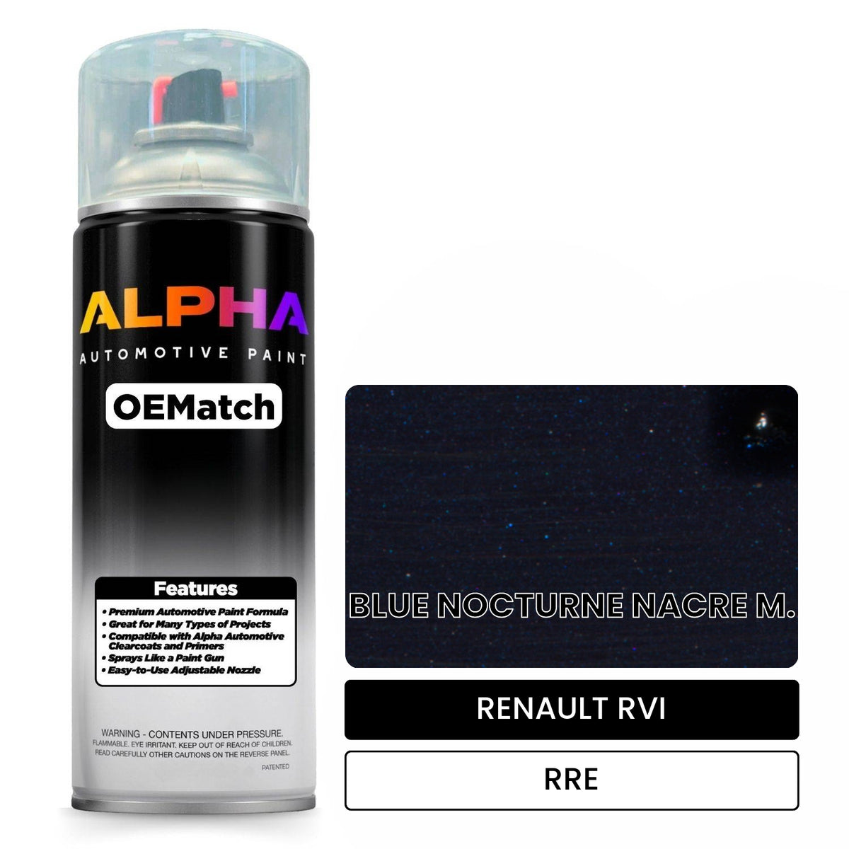 RENAULT RVI BLUE NOCTURNE NACRE M. RRE OEMatch Spraycan