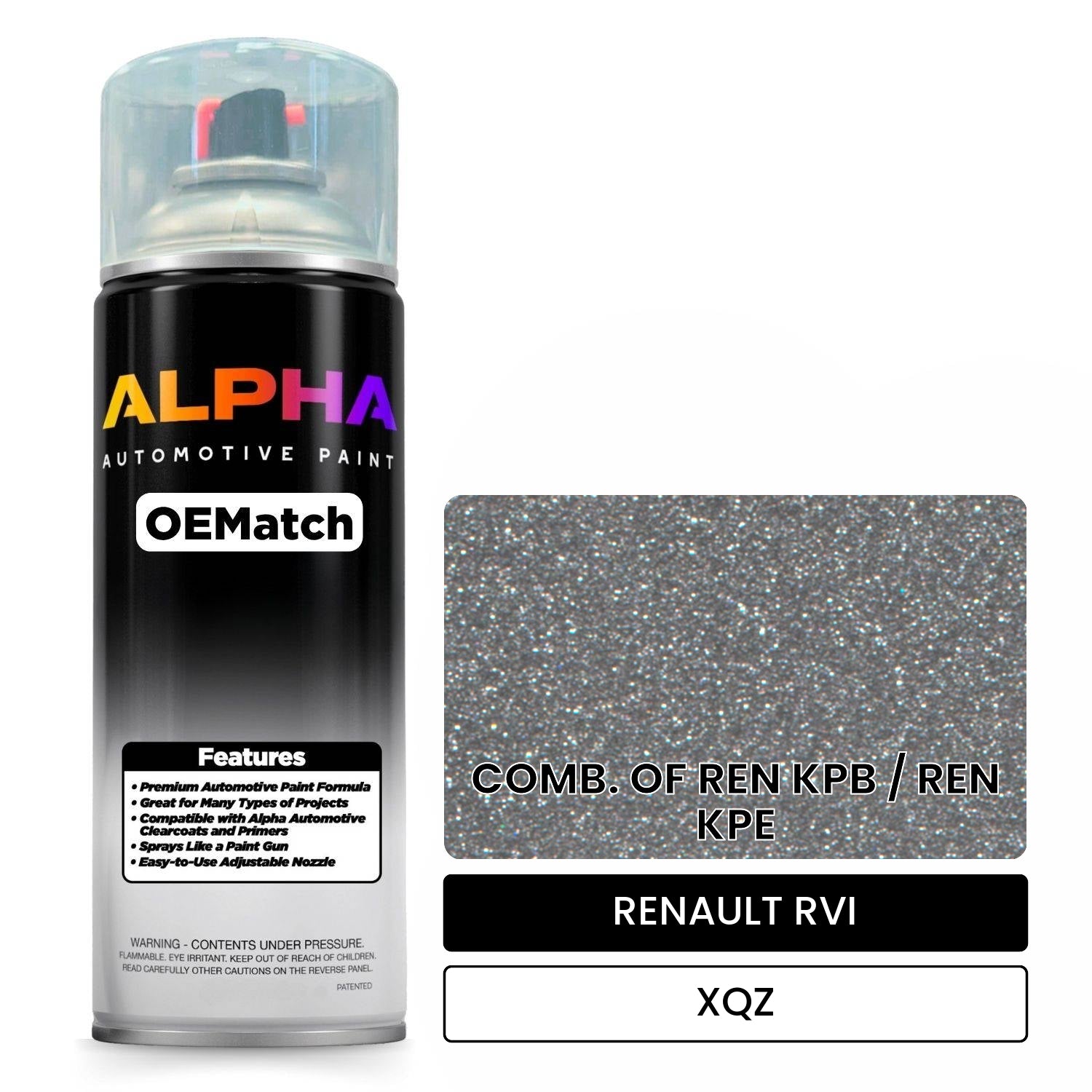 RENAULT RVI COMB. OF REN KPB / REN KPE XQZ OEMatch Spraycan