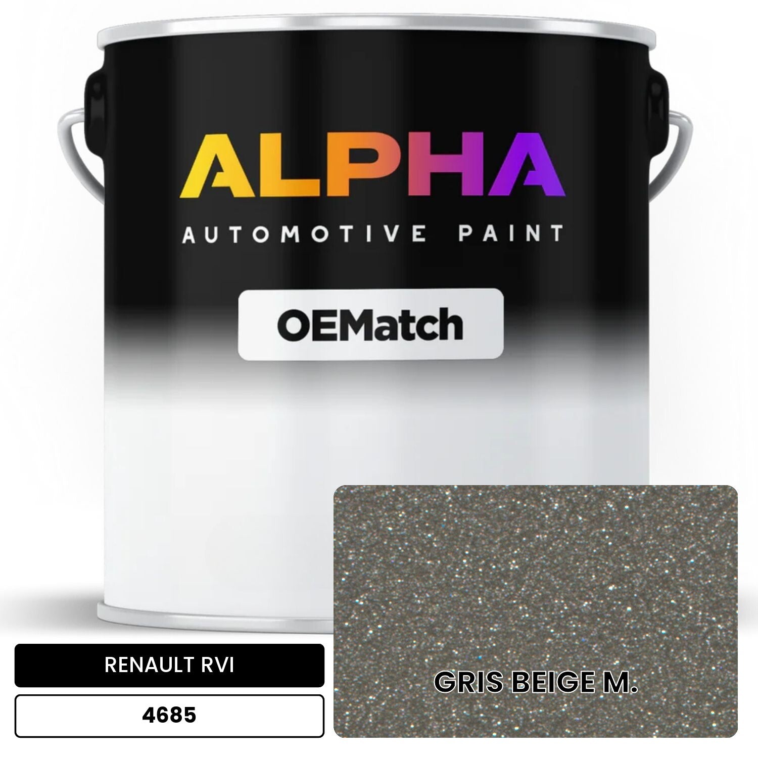 RENAULT RVI GRIS BEIGE M. 4685 OEMatch Basecoat