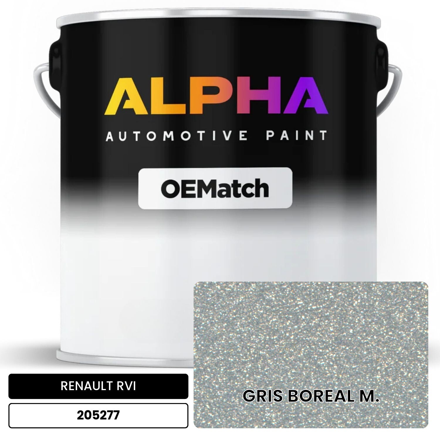 RENAULT RVI GRIS BOREAL M. 205277 OEMatch Basecoat