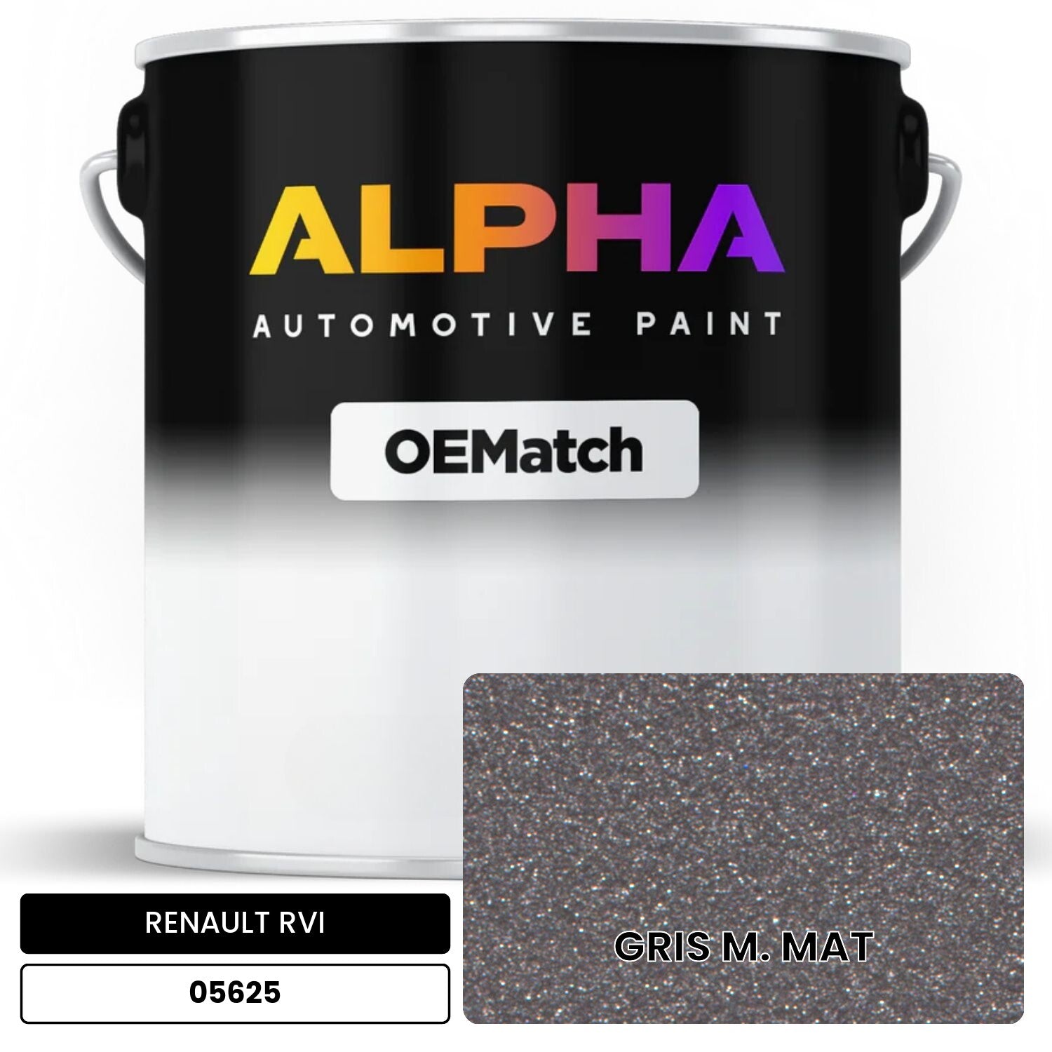 RENAULT RVI GRIS M. MAT 05625 OEMatch Basecoat