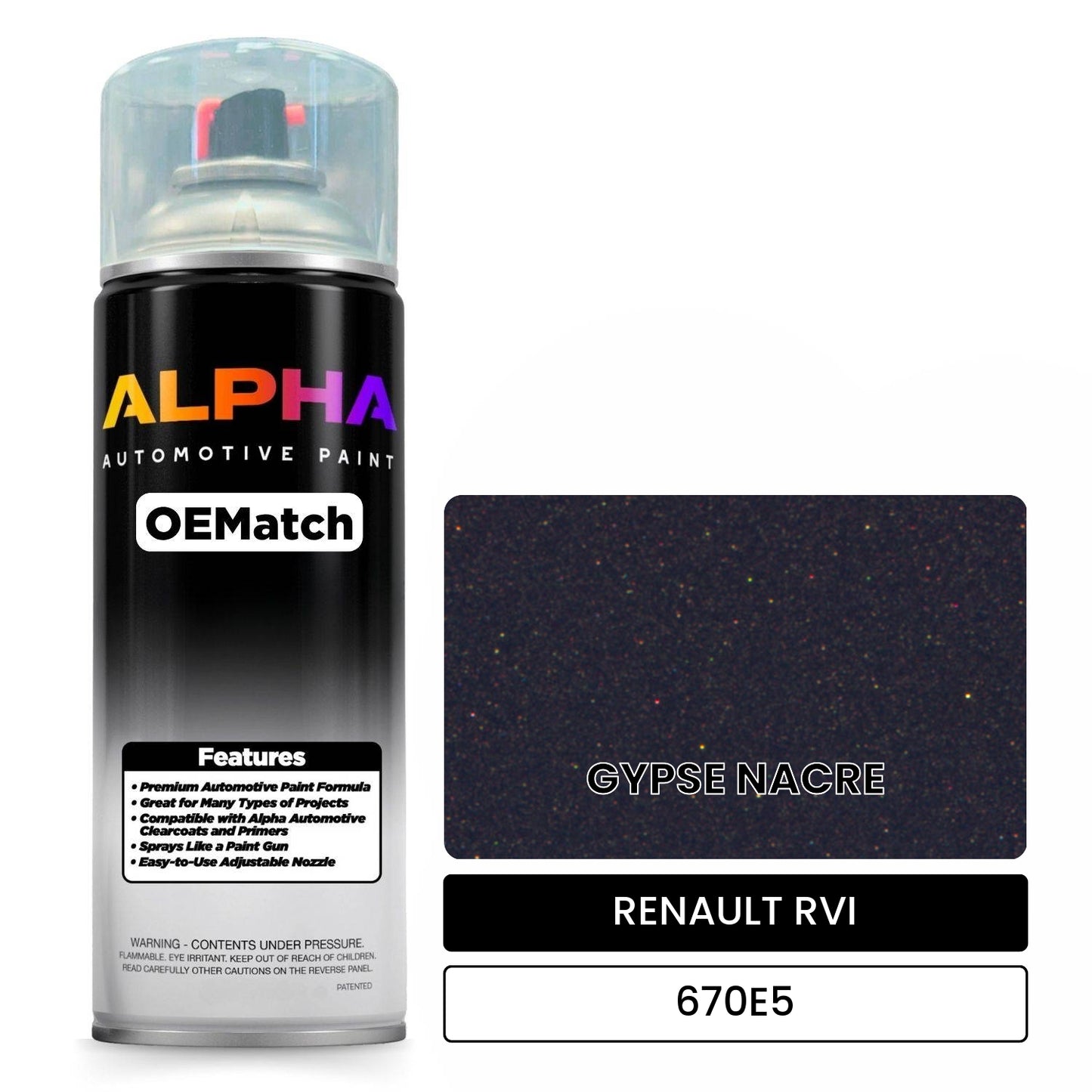 RENAULT RVI GYPSE NACRE 670E5 OEMatch Spraycan