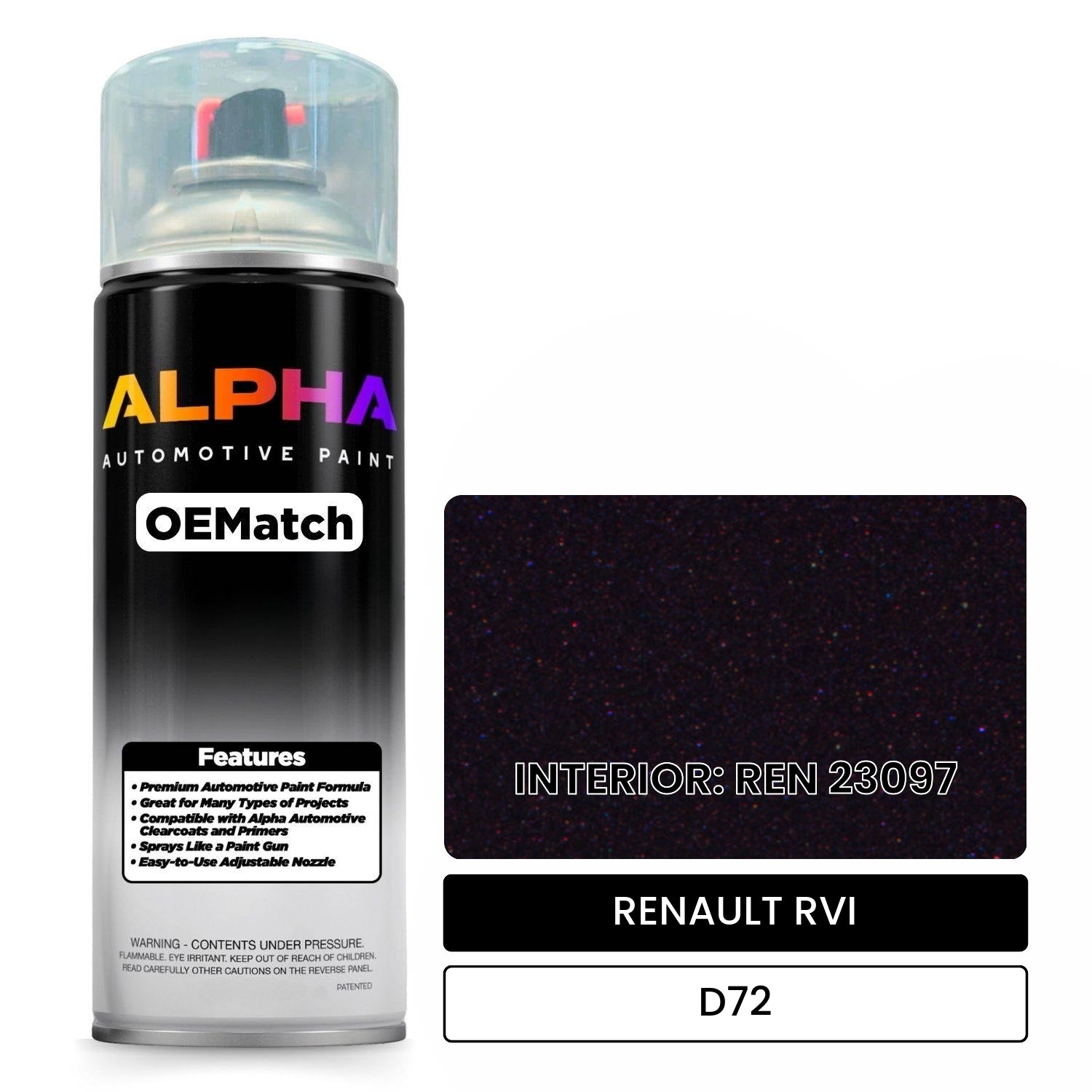 RENAULT RVI INTERIOR: REN 23097 D72 OEMatch Spraycan