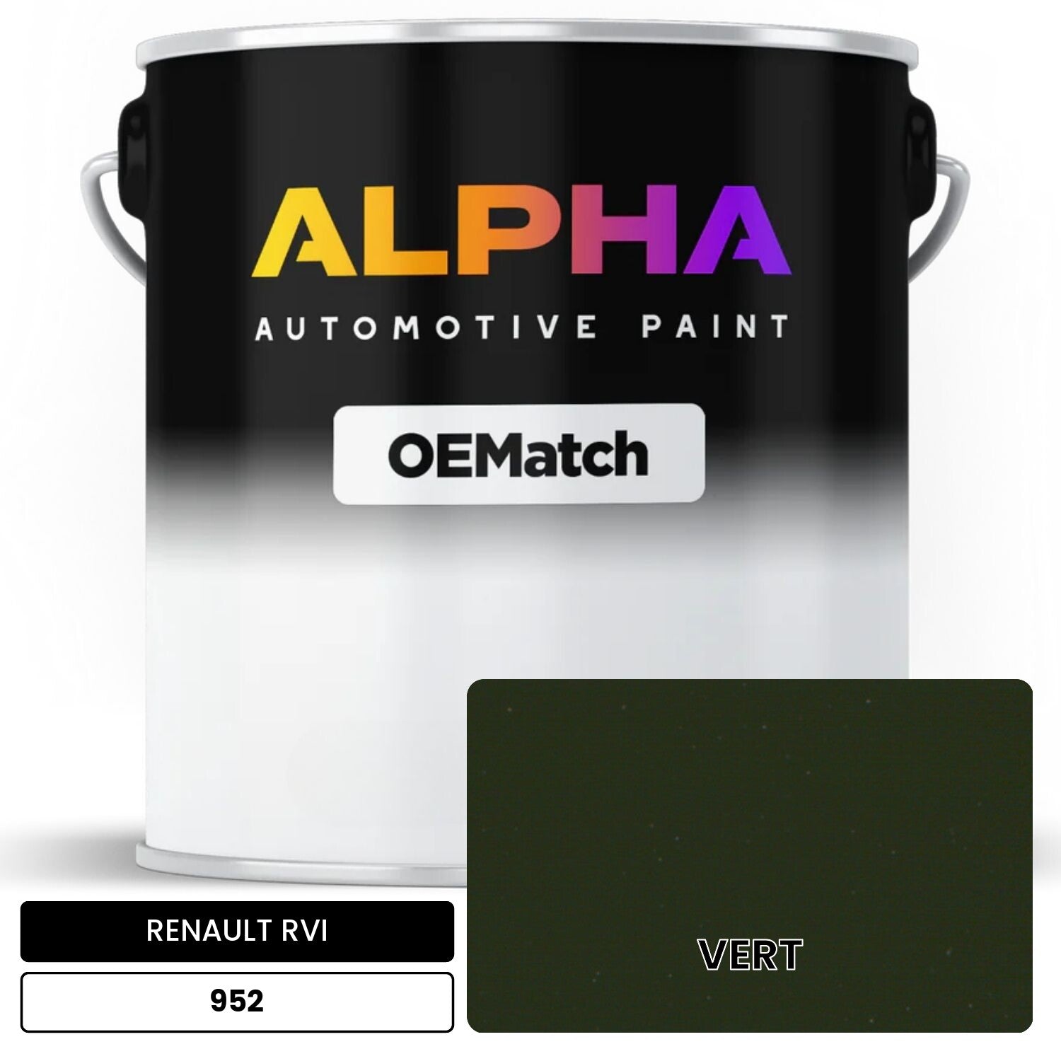 RENAULT RVI VERT 952 OEMatch Basecoat