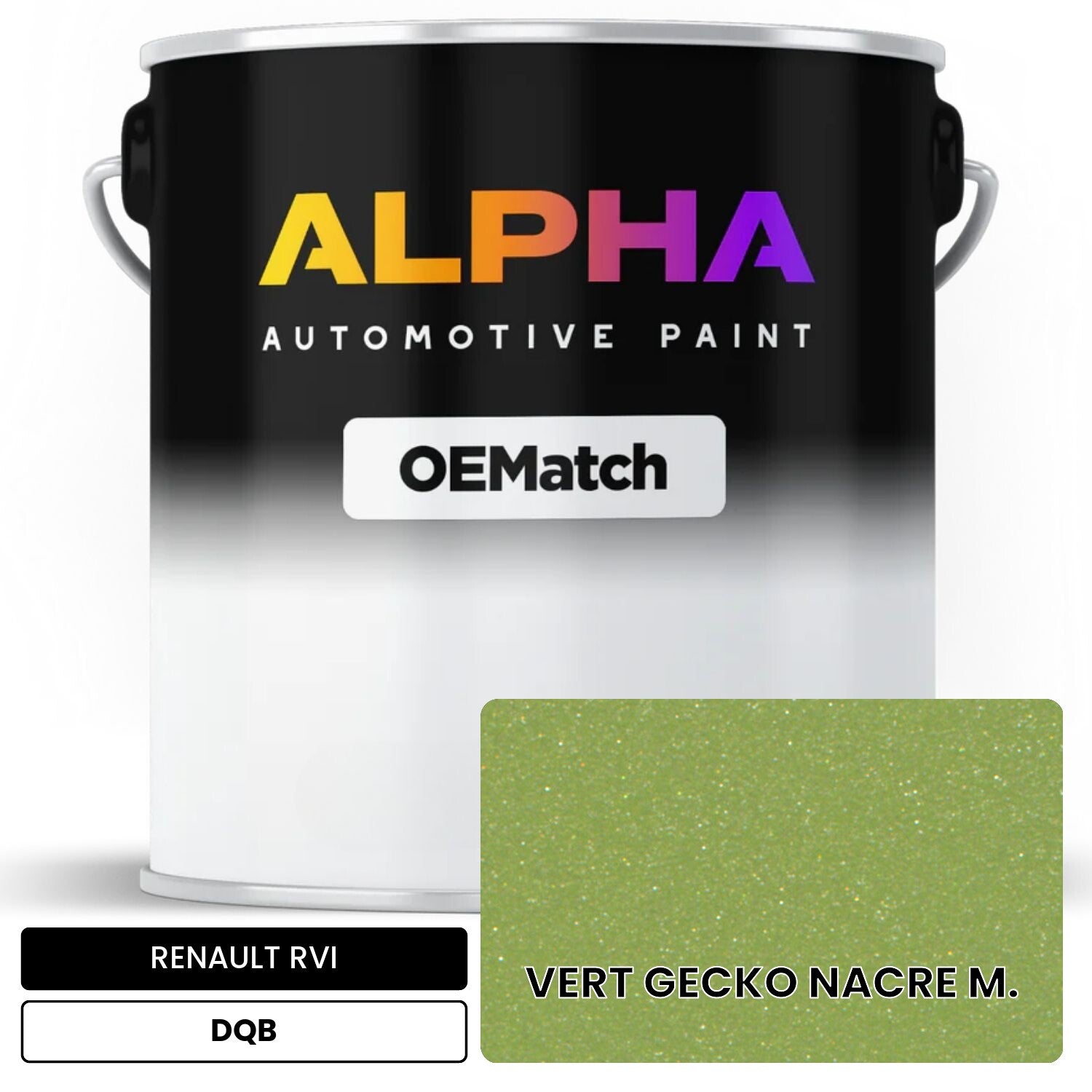 RENAULT RVI VERT GECKO NACRE M. DQB OEMatch Basecoat