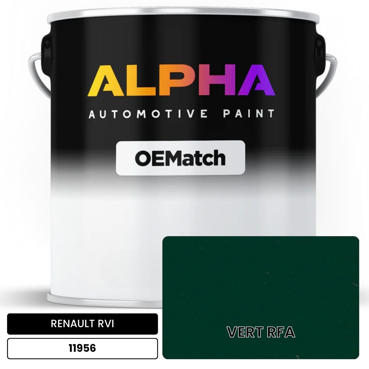 RENAULT RVI VERT RFA 11956 OEMatch Basecoat