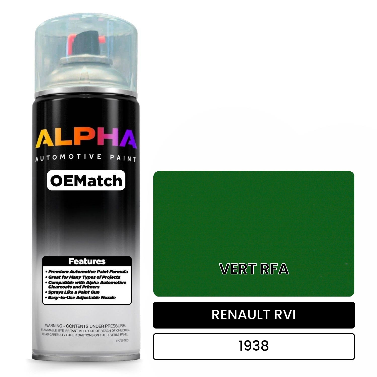 RENAULT RVI VERT RFA 1938 OEMatch Spraycan