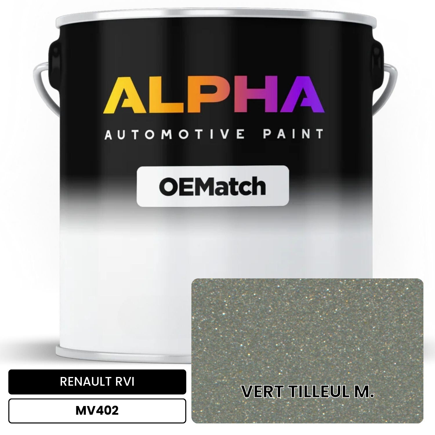 RENAULT RVI VERT TILLEUL M. MV402 OEMatch Basecoat