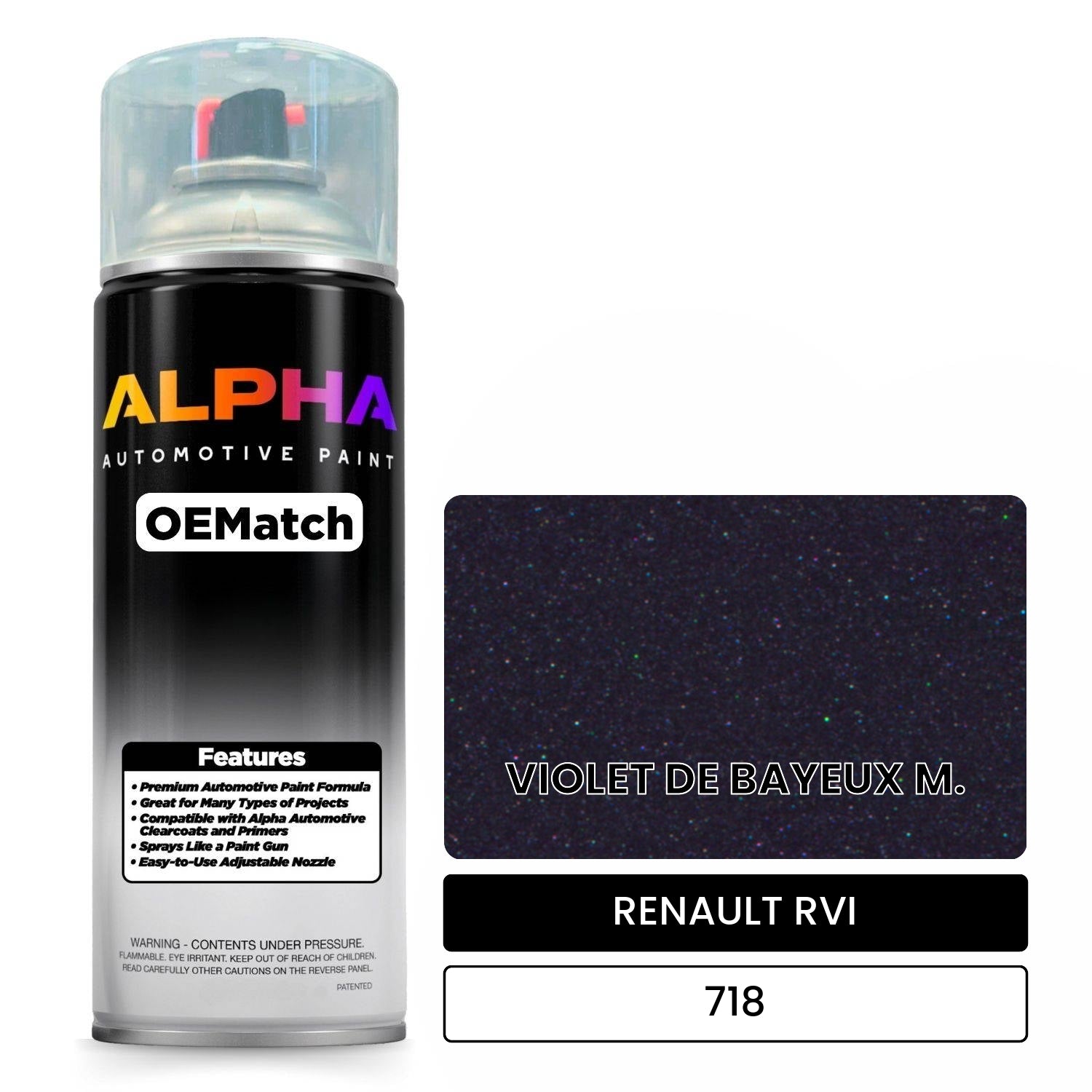 RENAULT RVI VIOLET DE BAYEUX M. 718 OEMatch Spraycan