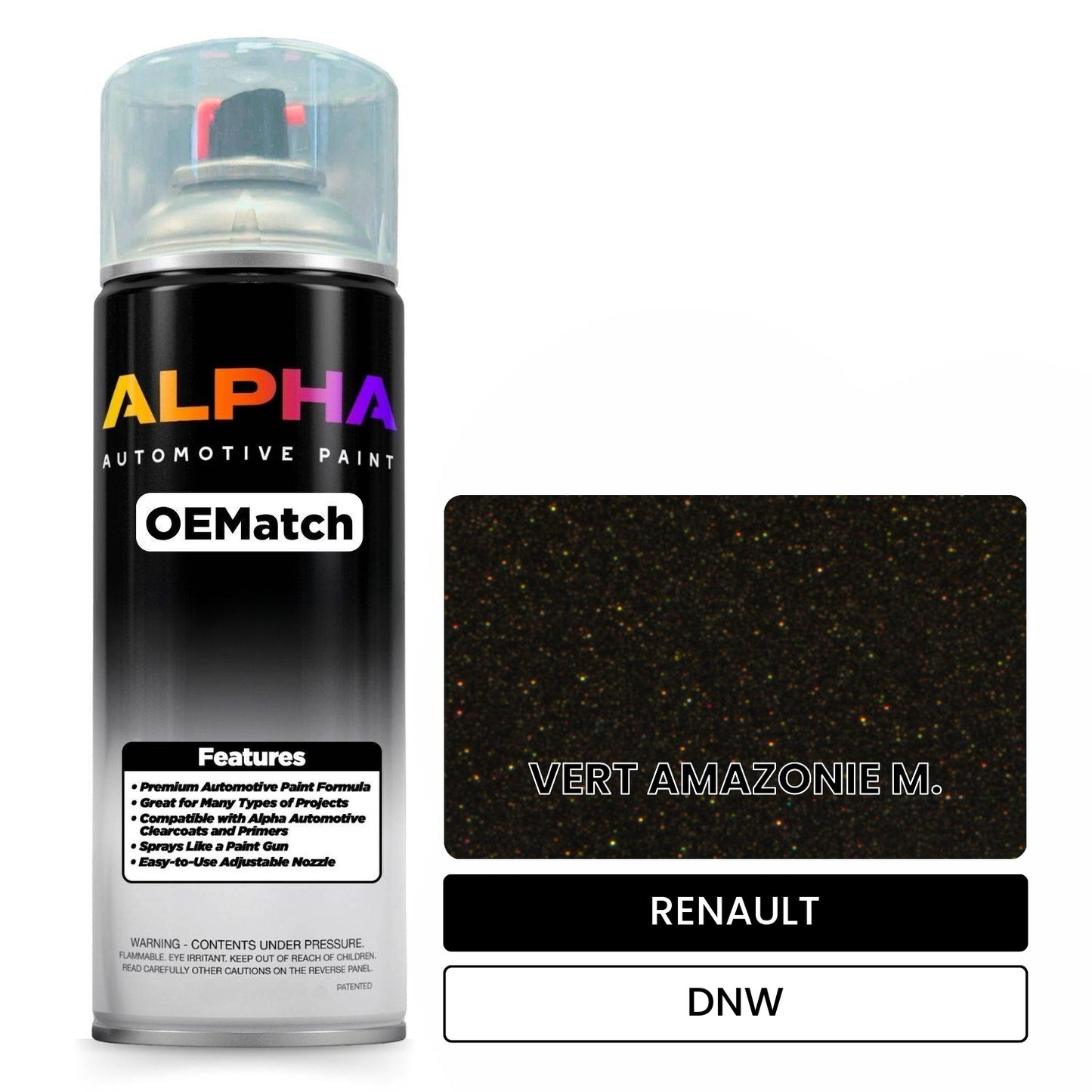 RENAULT VERT AMAZONIE M. DNW OEMatch Spraycan