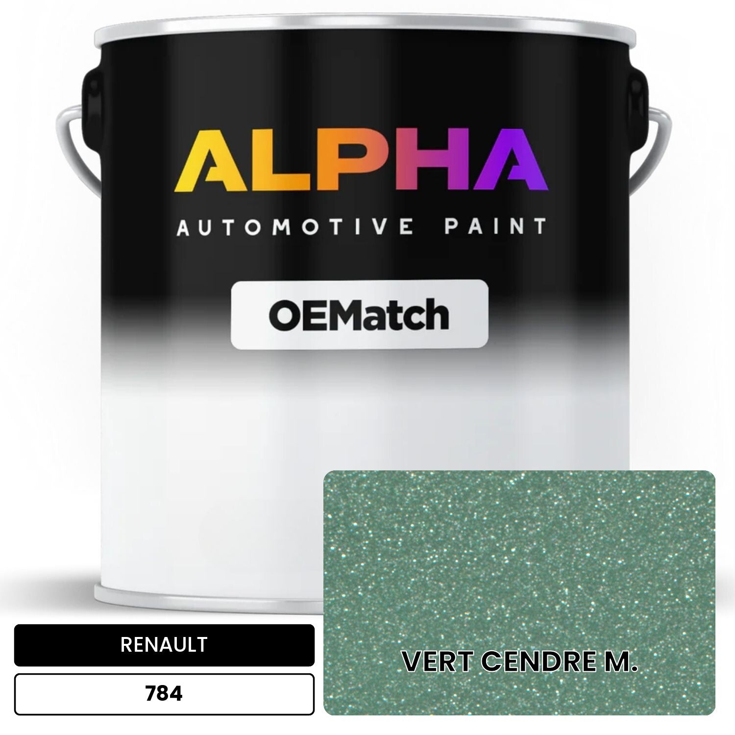 RENAULT VERT CENDRE M. 784 OEMatch Basecoat
