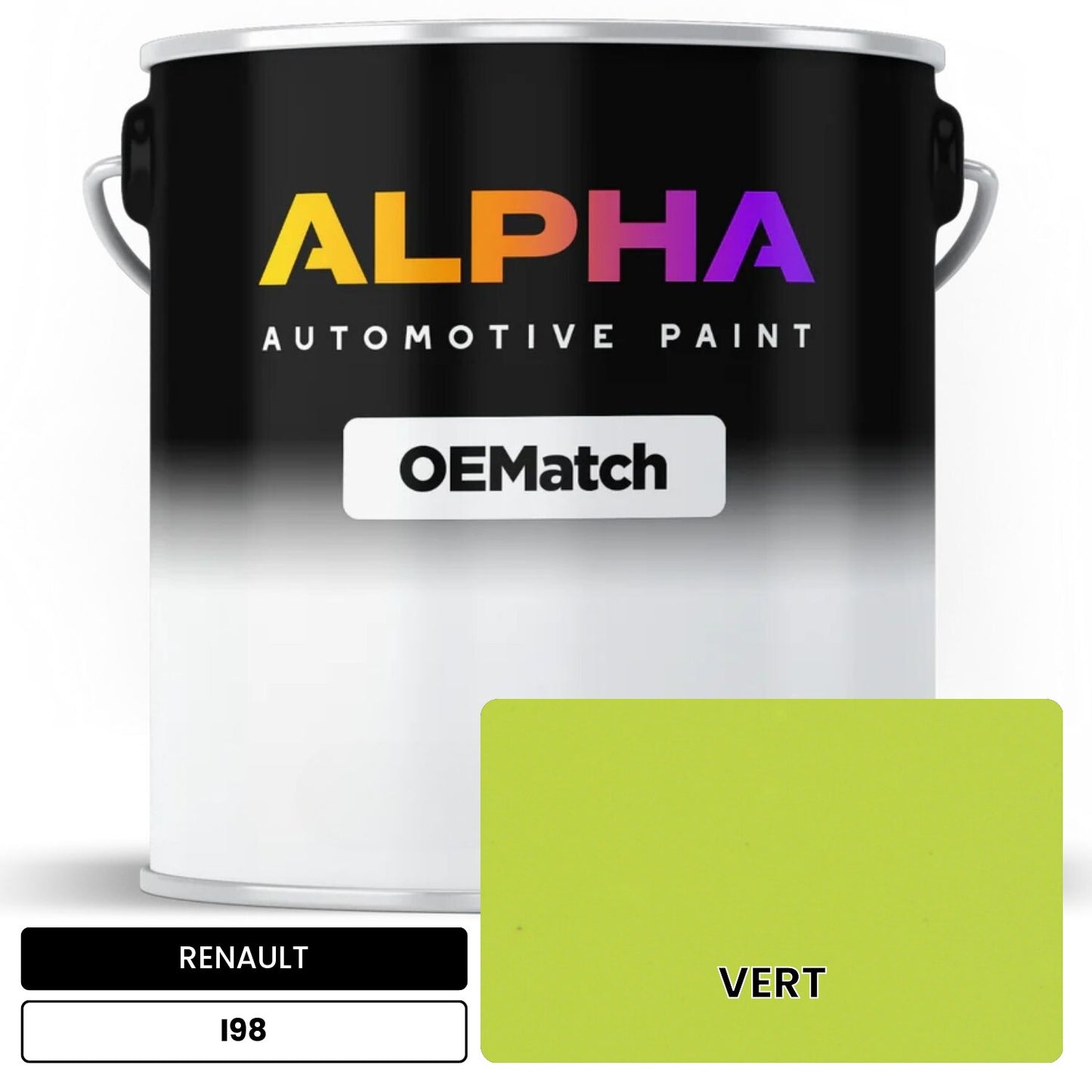 RENAULT VERT I98 OEMatch Basecoat