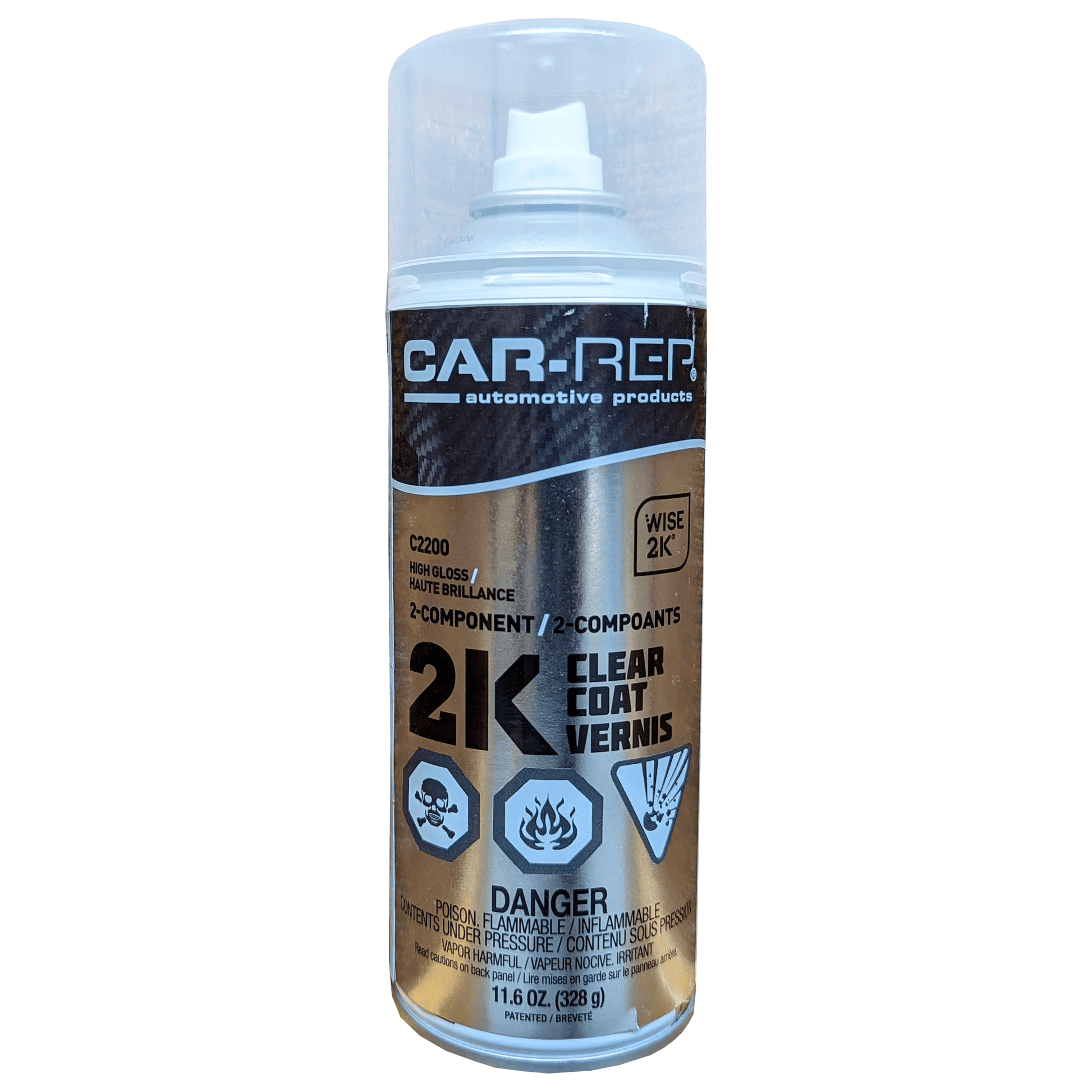 2k High Gloss Topcoat Aerosol Spray Can | Car-Rep - The Spray Source - Car-Rep