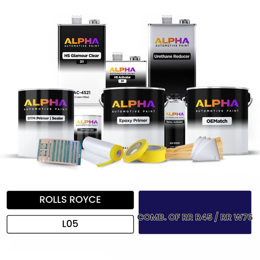 ROLLS ROYCE COMB. OF RR R45 / RR W76 L05 OEMatch Vehicle Paint Kit