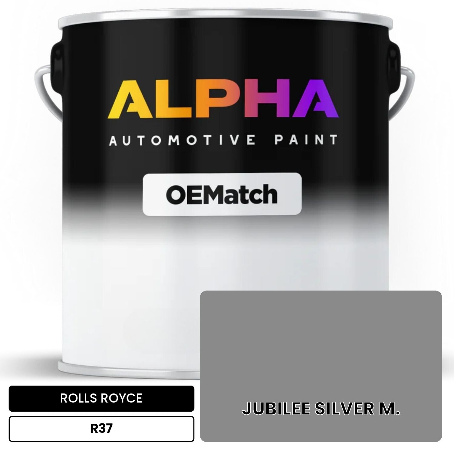 ROLLS ROYCE JUBILEE SILVER M. R37 OEMatch Basecoat