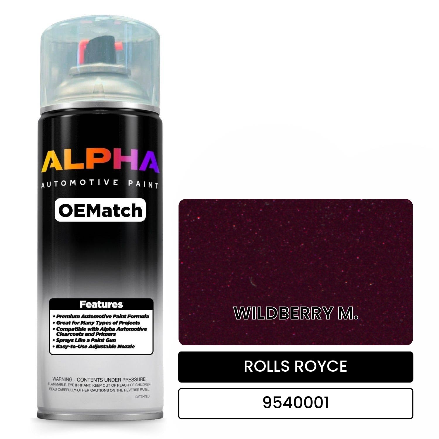ROLLS ROYCE WILDBERRY M. 9540001 OEMatch Spraycan