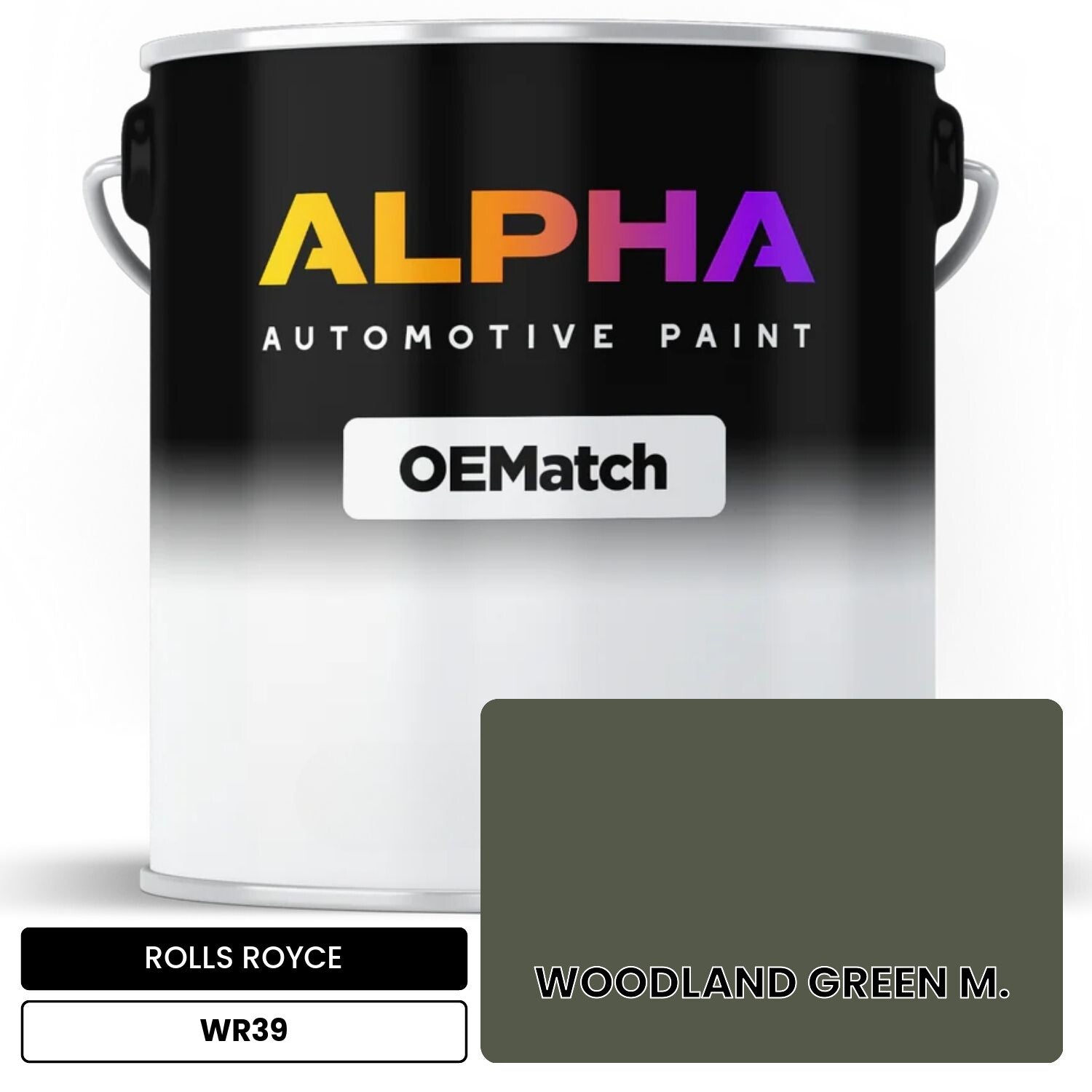 ROLLS ROYCE WOODLAND GREEN M. WR39 OEMatch Basecoat