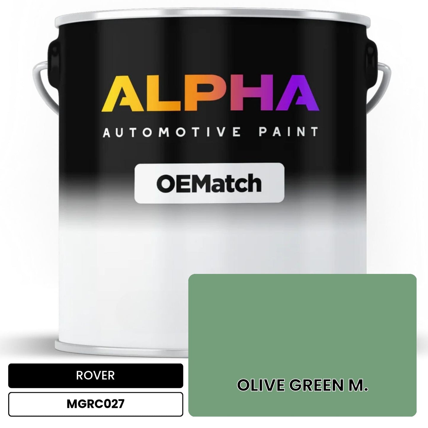 ROVER OLIVE GREEN M. MGRC027 OEMatch Basecoat