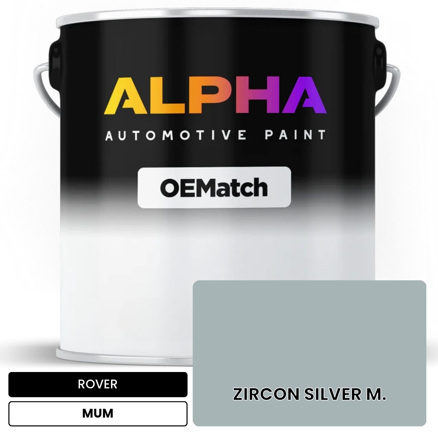 ROVER ZIRCON SILVER M. MUM OEMatch Basecoat