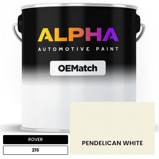 ROVER PENDELICAN WHITE 215 OEMatch Basecoat
