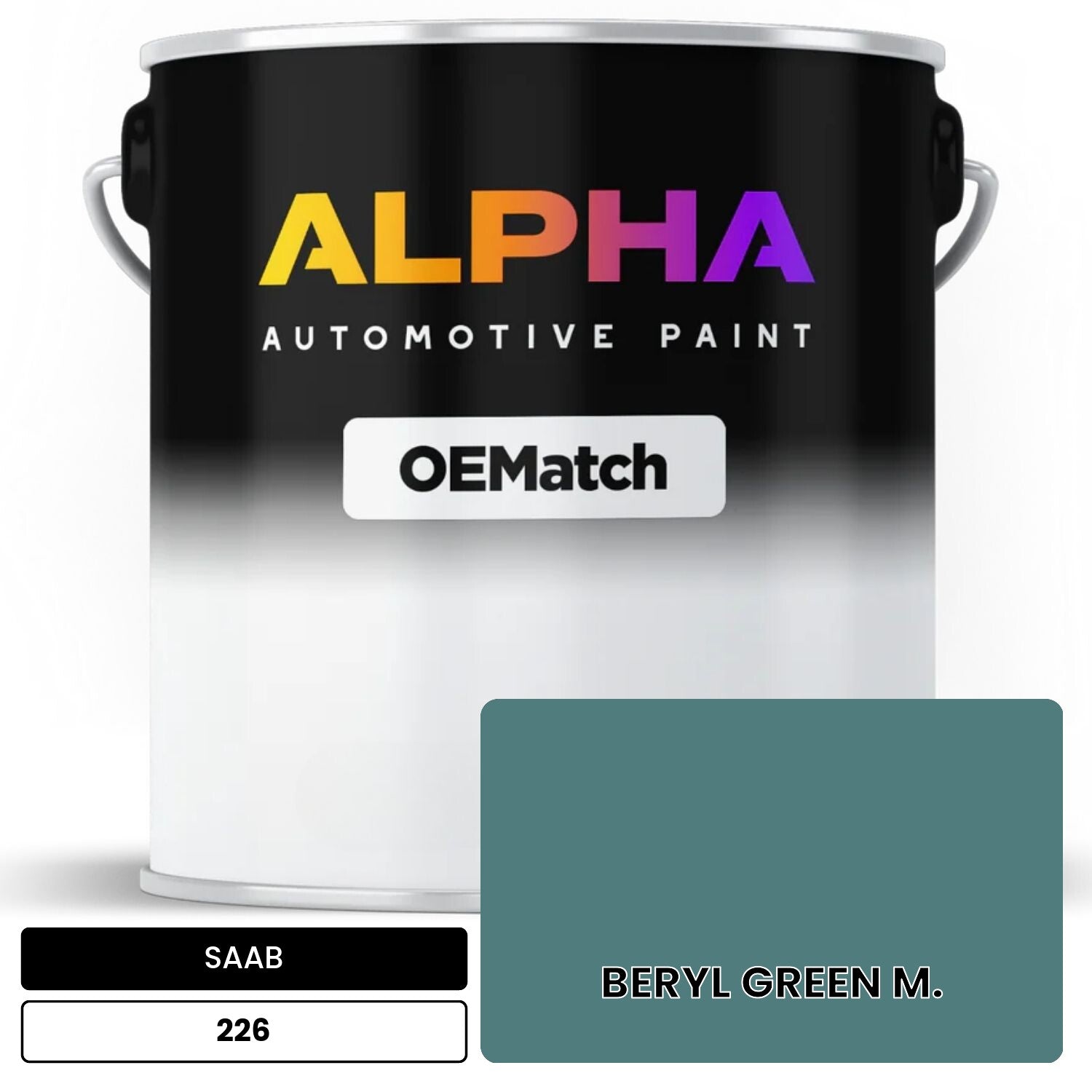 SAAB BERYL GREEN M. 226 OEMatch Basecoat