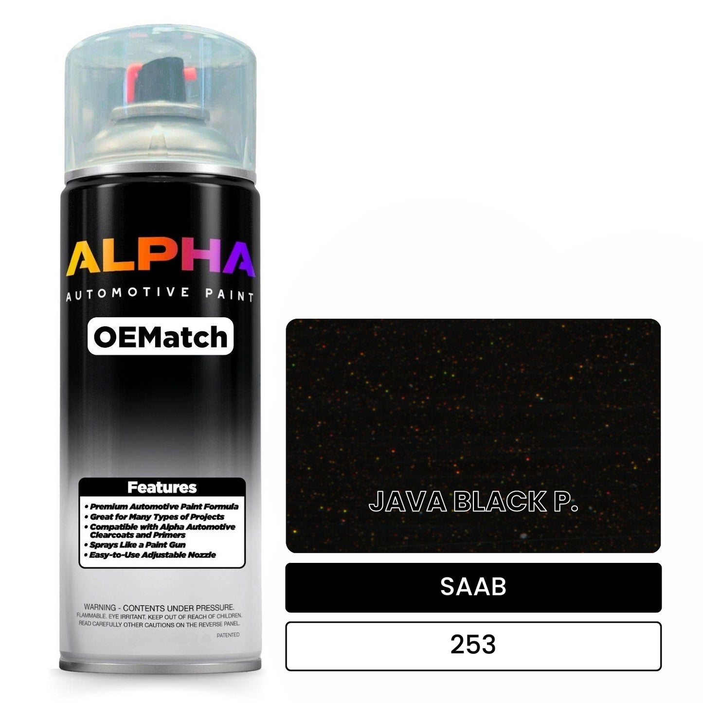 SAAB JAVA BLACK P. 253 OEMatch Spraycan