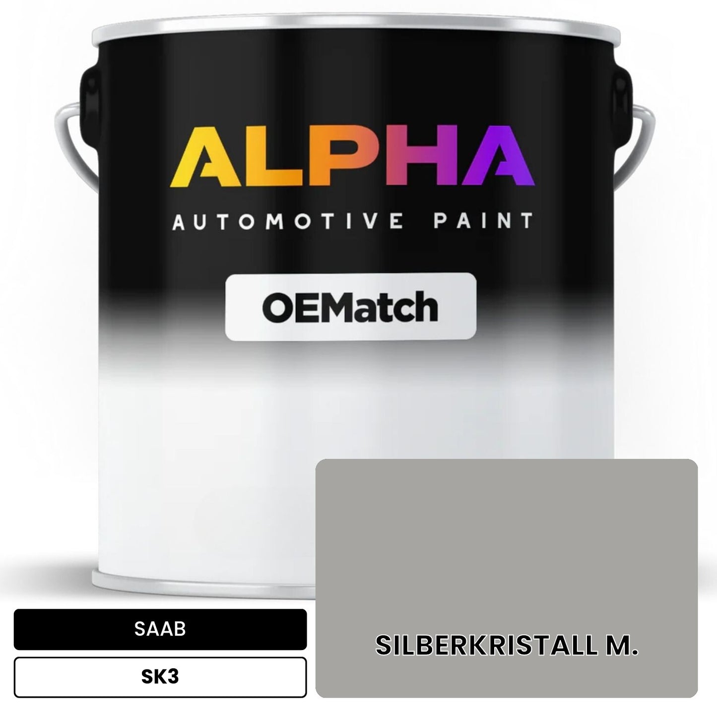 SAAB SILBERKRISTALL M. SK3 OEMatch Basecoat