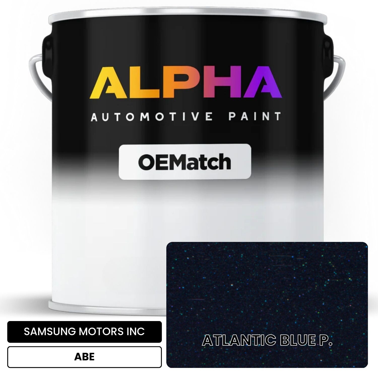 SAMSUNG MOTORS INC ATLANTIC BLUE P. ABE OEMatch Basecoat