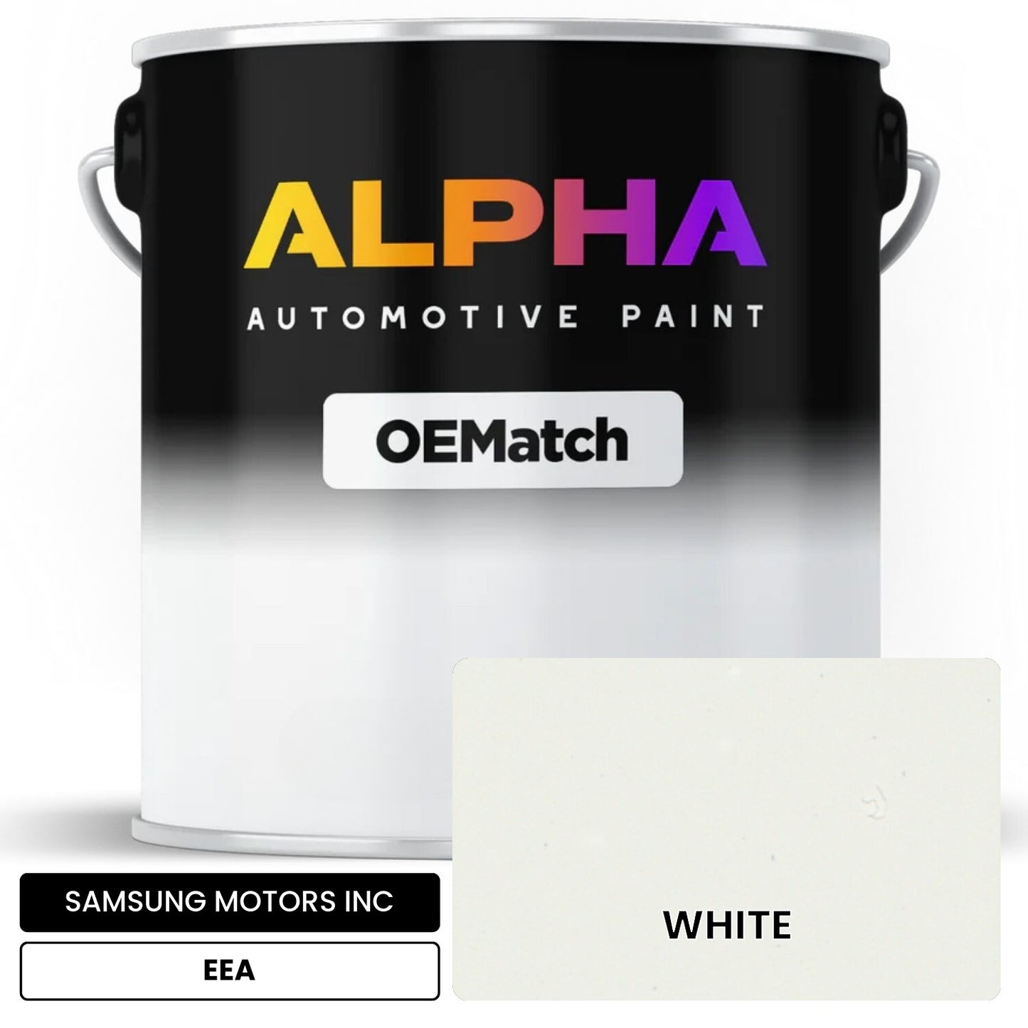 SAMSUNG MOTORS INC WHITE EEA OEMatch Basecoat