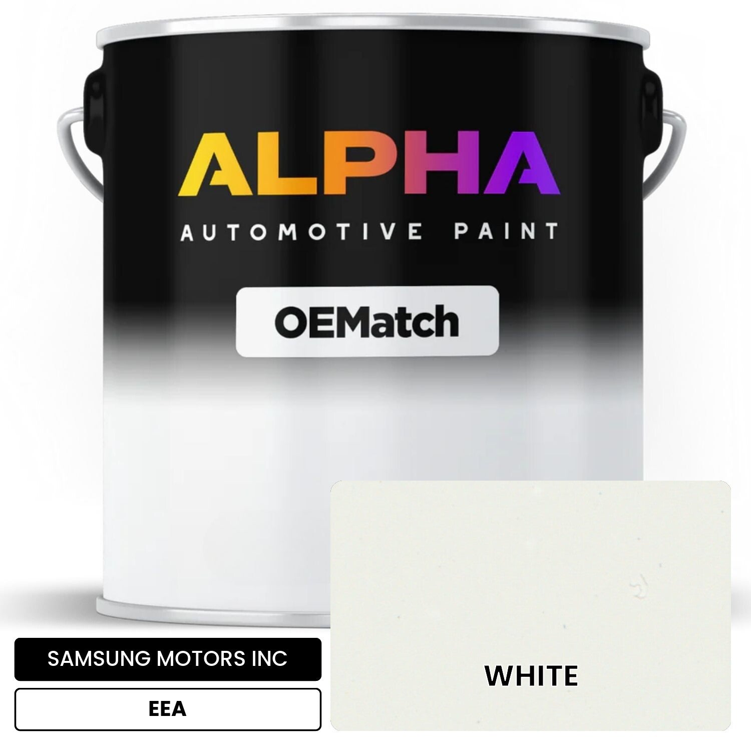 SAMSUNG MOTORS INC WHITE EEA OEMatch Basecoat